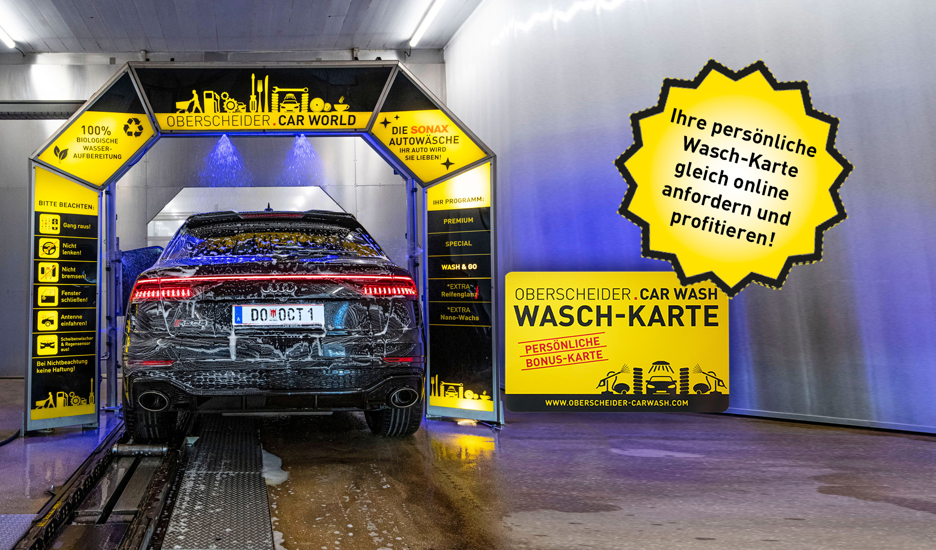 Motorwäsche in Wien für Ihr Auto günstig